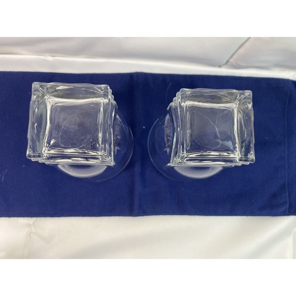 Set of 2 Bormioli Rocco Brillante Double Old Fashioned Glasses 4 1/2”x 3 3/8” - Picture 2 of 7